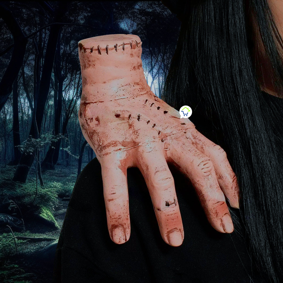 Dedos Merlina Accesorio Disfraz Hermanos Locos Mano Falsa Halloween OF624