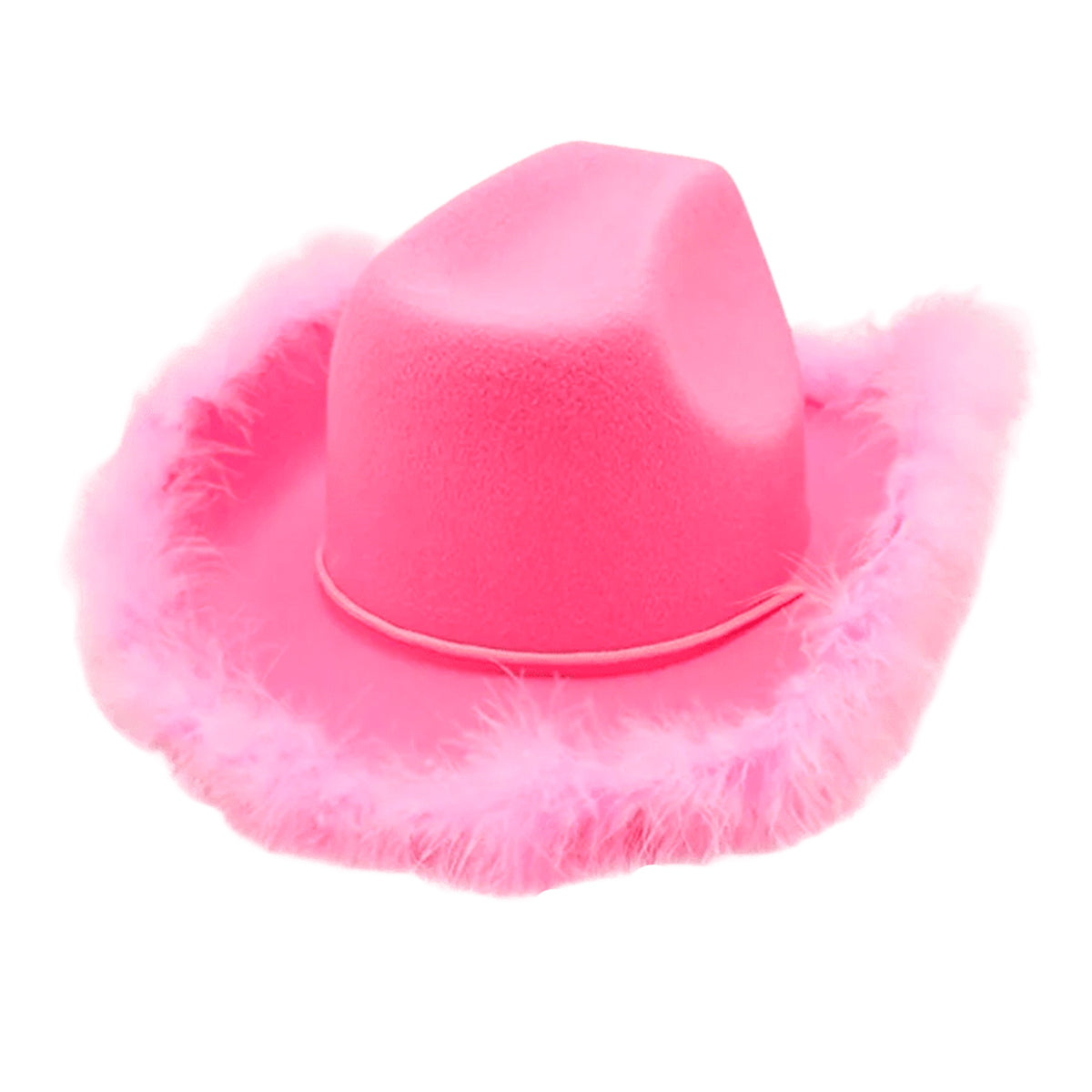 Sombrero Vaquero Rosa LED Princesa Brillante MA-112