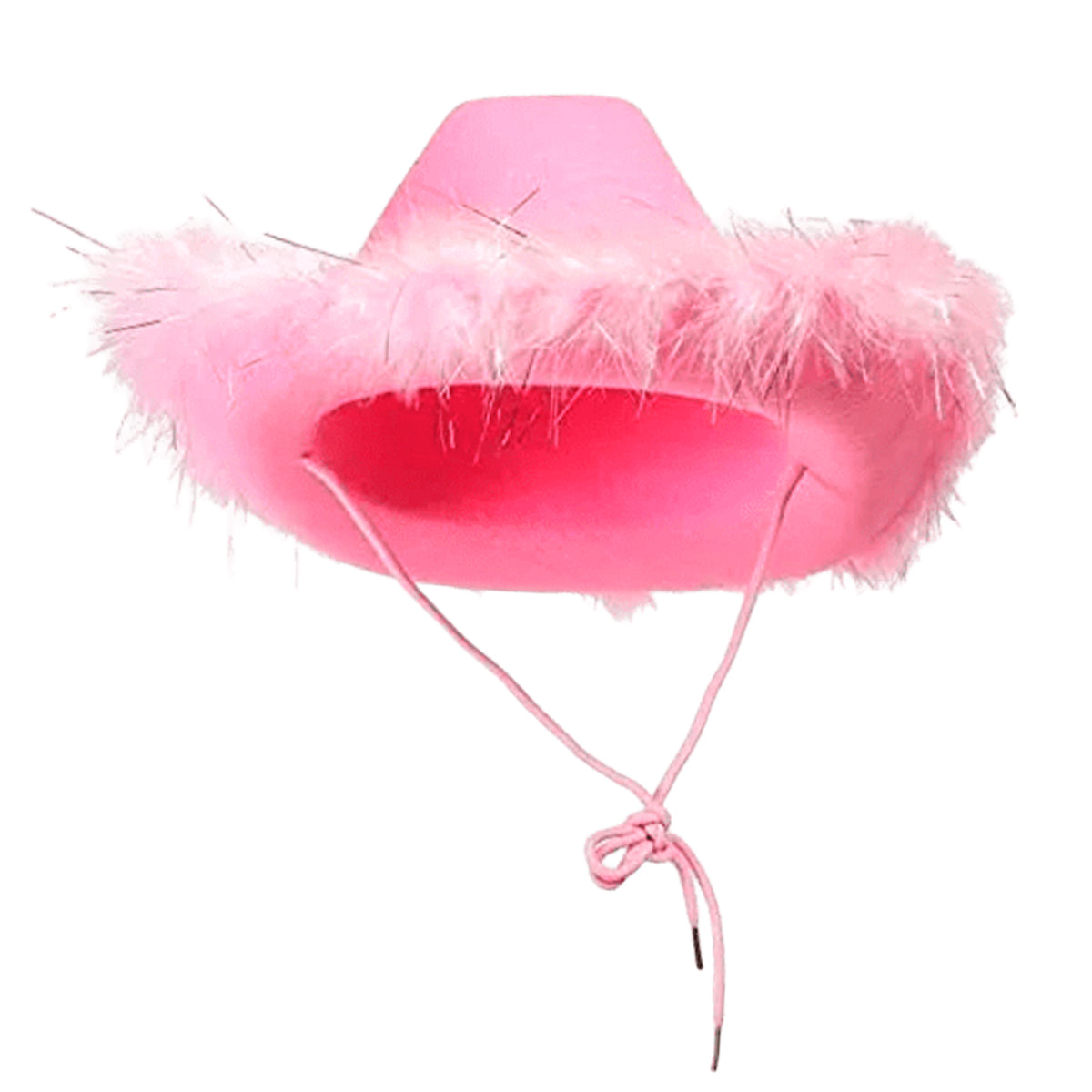 Sombrero Vaquero Rosa LED Princesa Brillante MA-112