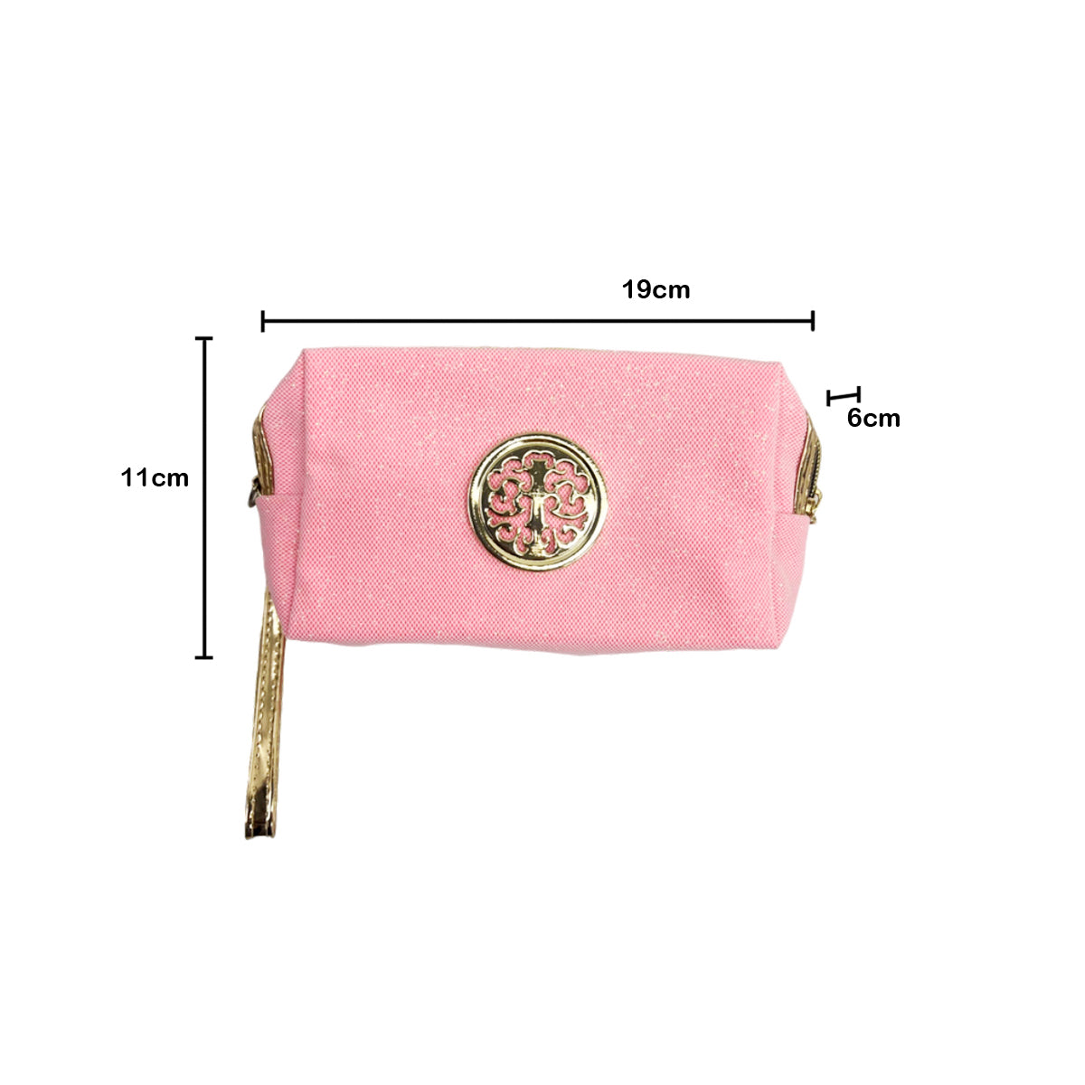 Cosmetiquera Escarchada Organizador De Maquillaje Cartuchera Portátil Neceser Kawaii Mirella 986-16