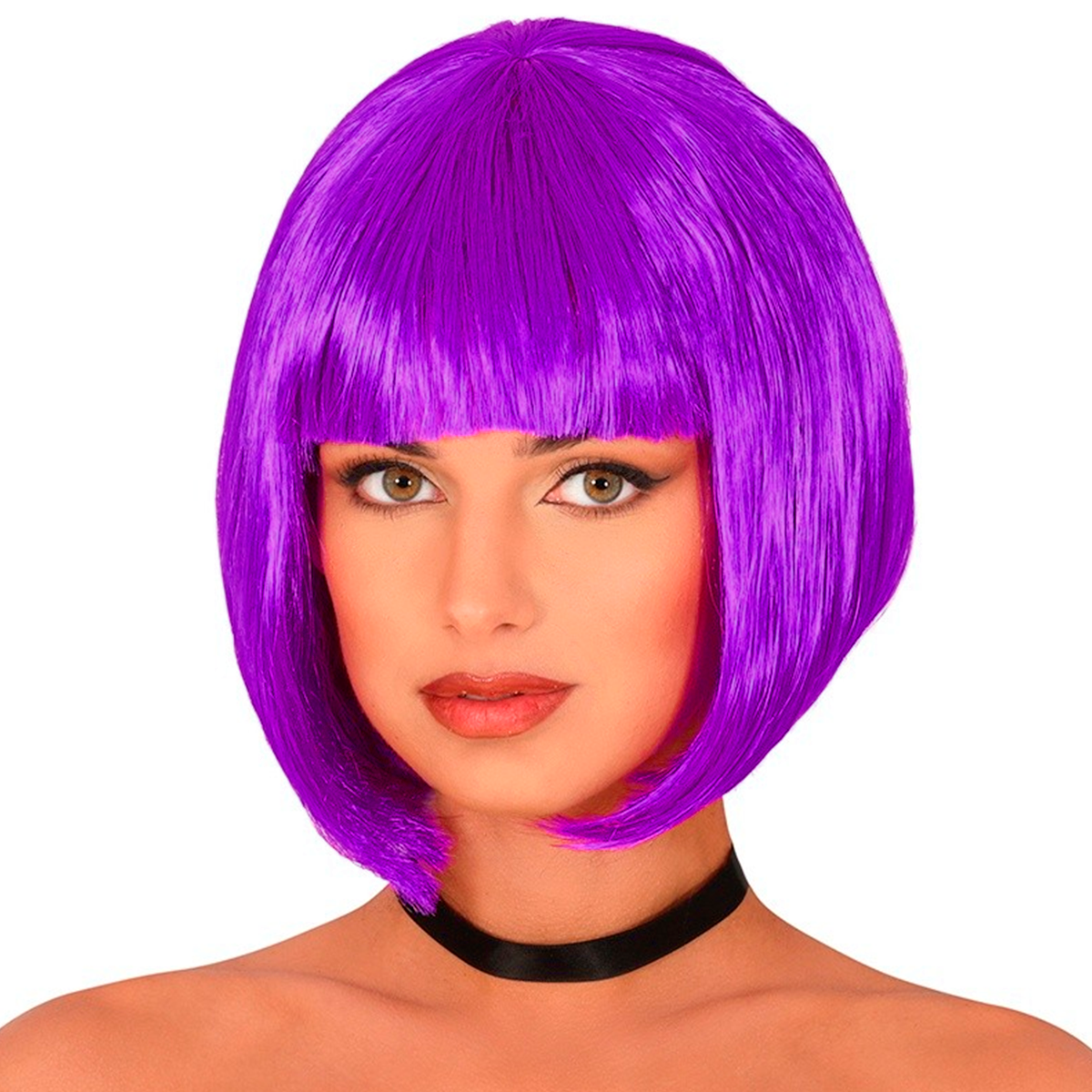 Peluca Corta Con Flequillo Fiesta Halloween Disfraces KL1027-40