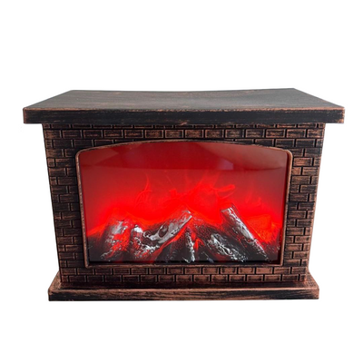 Farol Mini Chimenea LED Decorativo Efecto Llama Realista CHM02