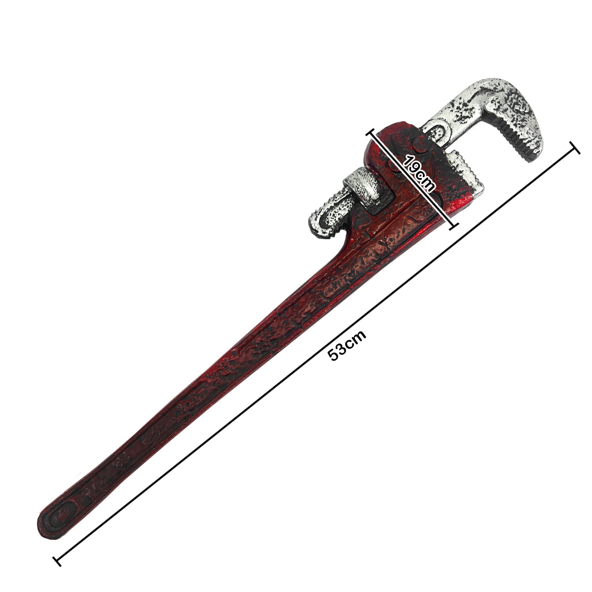 Llave Inglesa Sangrienta Accesorio De Disfraz Halloween Cosplay 5637F