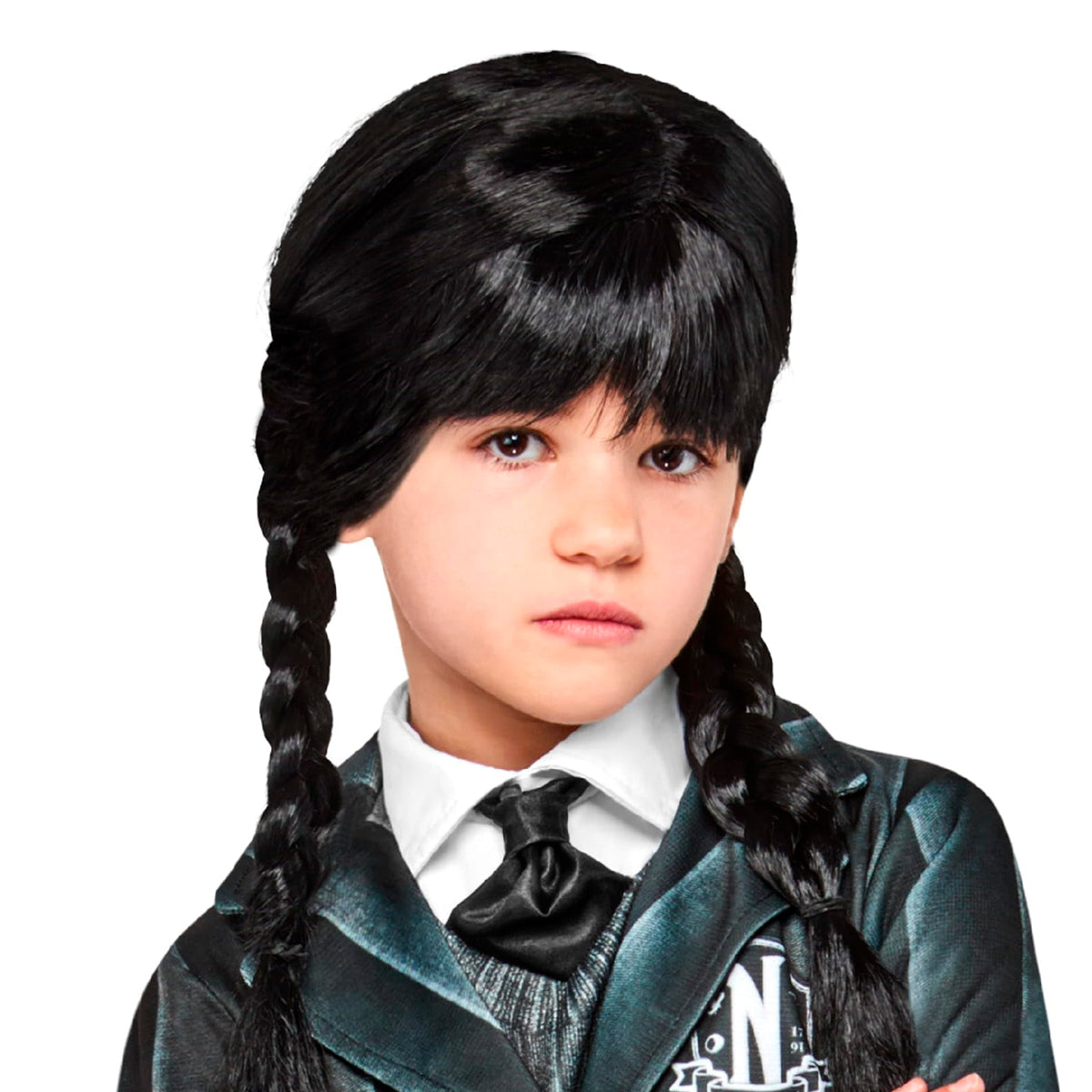 Disfraz Merlina para Niñas Vestido Gótico Halloween Cosplay AX001