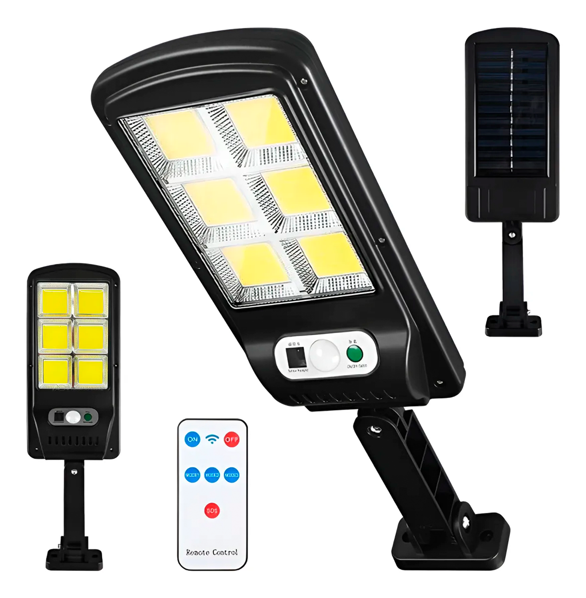 Lámpara Exterior Emergencia Reflector Solar Sensor Movimiento LS006