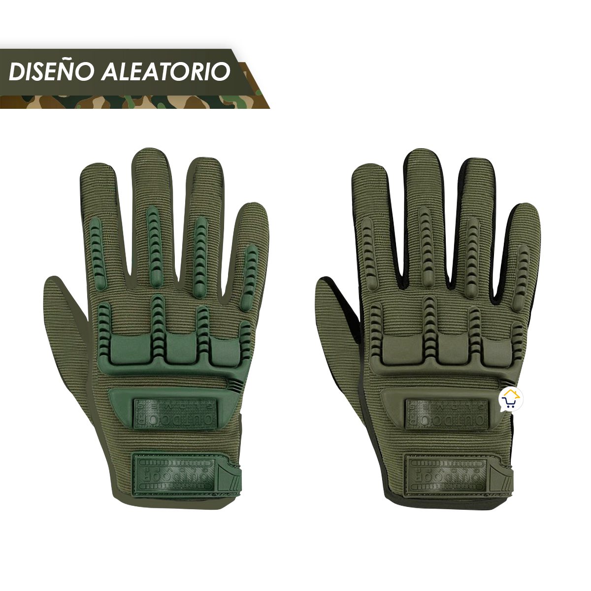 Guantes Tácticos Moto Antideslizantes Dedo Largo GTOU01