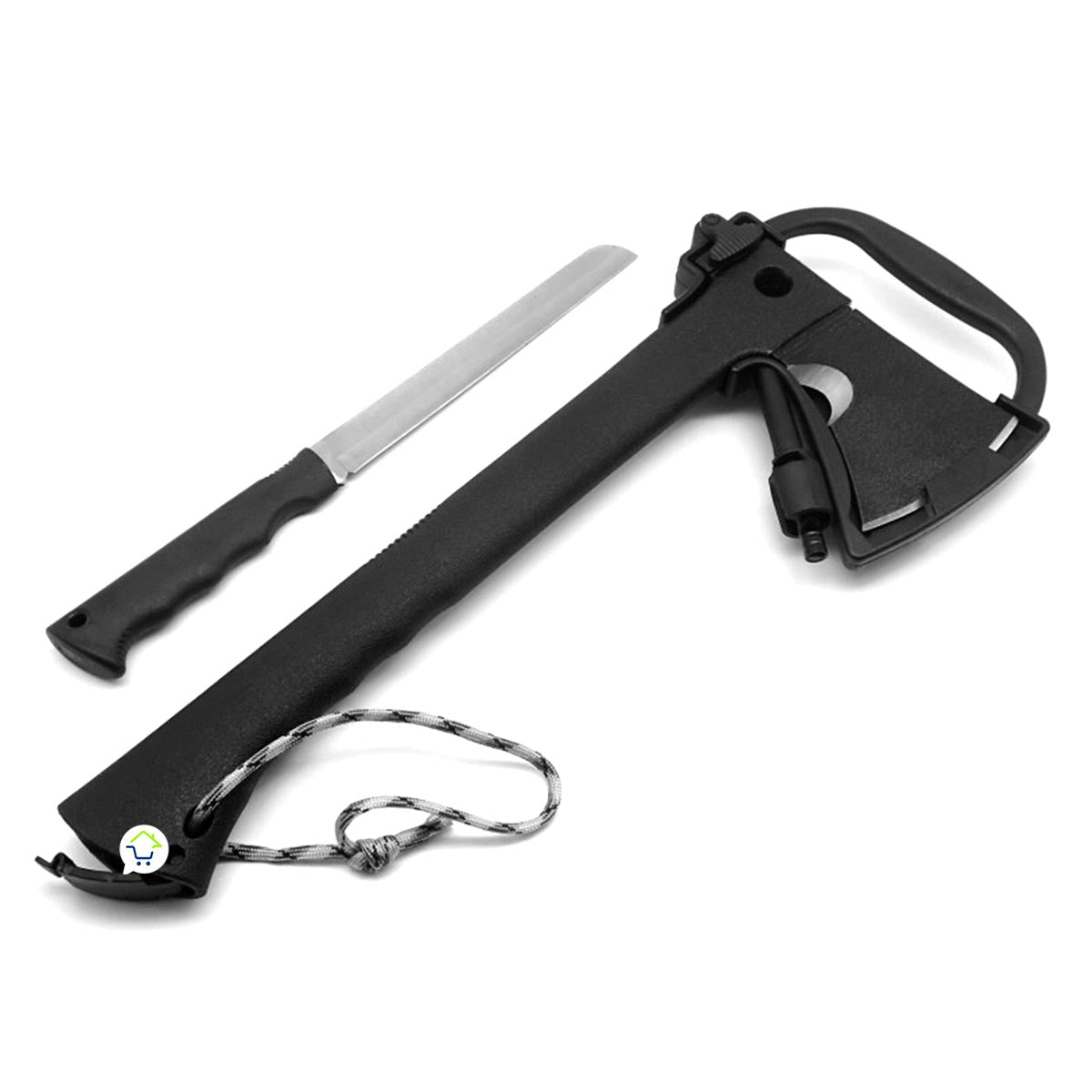 Hacha Táctica 4 en 1 Multiherramienta Con Cuchillo Oculto CCCP