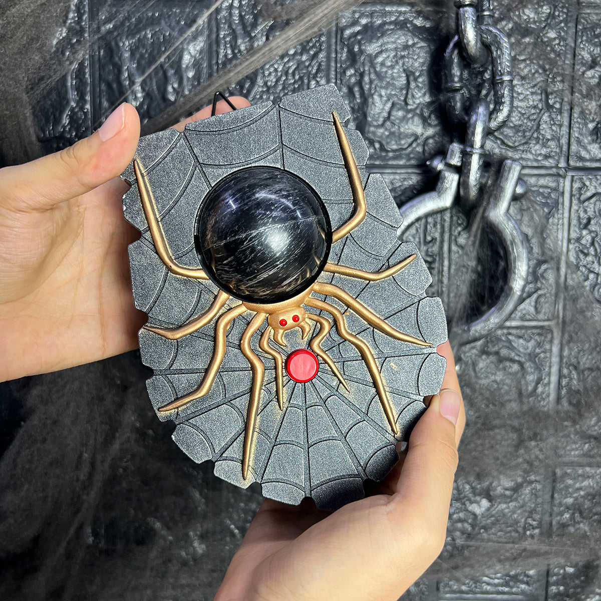 Timbre De Puerta Halloween Ojo Animado Con Sonido Espeluznante QG1899-3