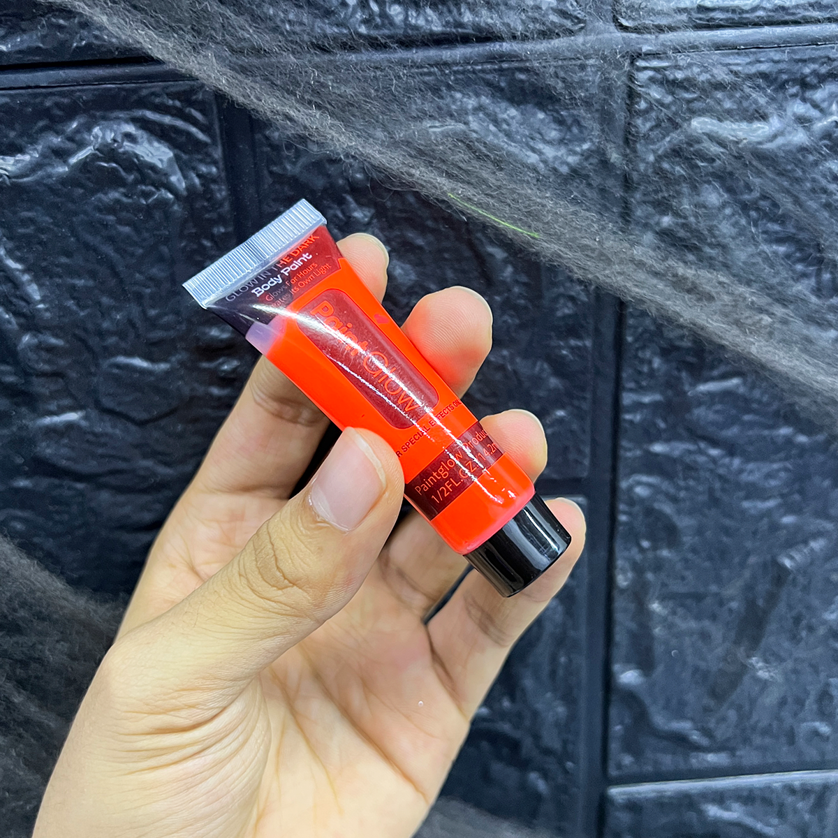 Pintura Neón X6 Tubos 14ml Maquillaje Rostro Y Cuerpo Fiestas Halloween KL1027-11