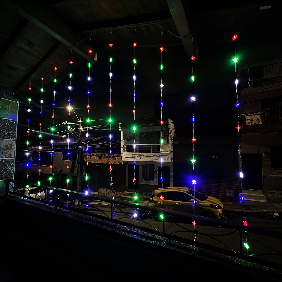 Cortina De Estrellas 3 M 120 LED Navidad 1820