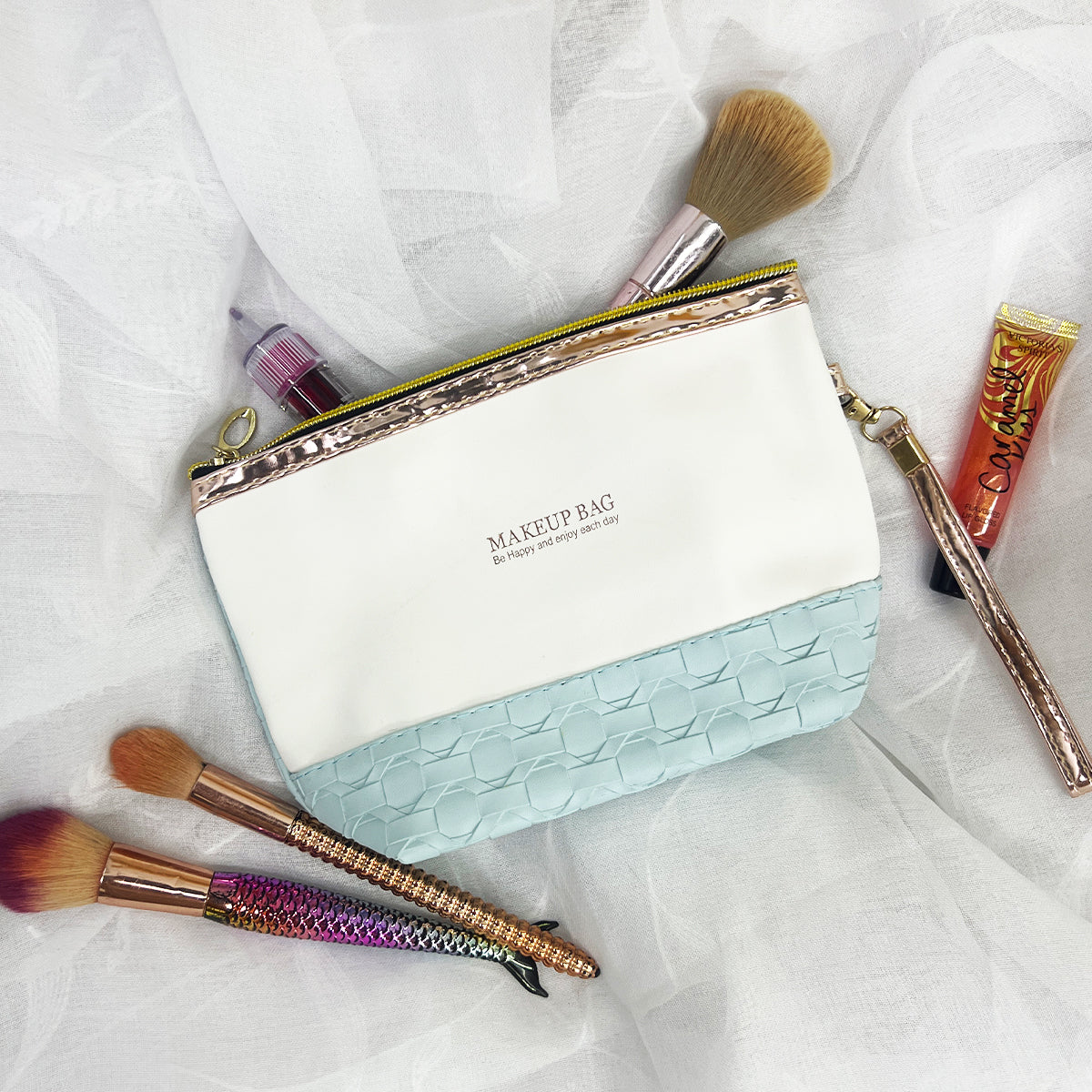Bolso Organizador De Maquillaje Portátil Neceser Ideal para Viajes 986-11