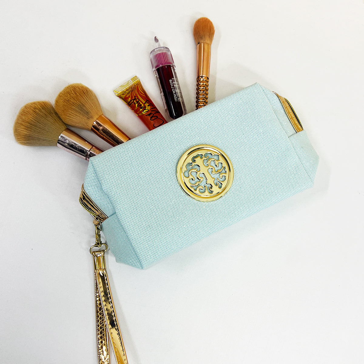 Cosmetiquera Escarchada Organizador De Maquillaje Cartuchera Portátil Neceser Kawaii Mirella 986-16