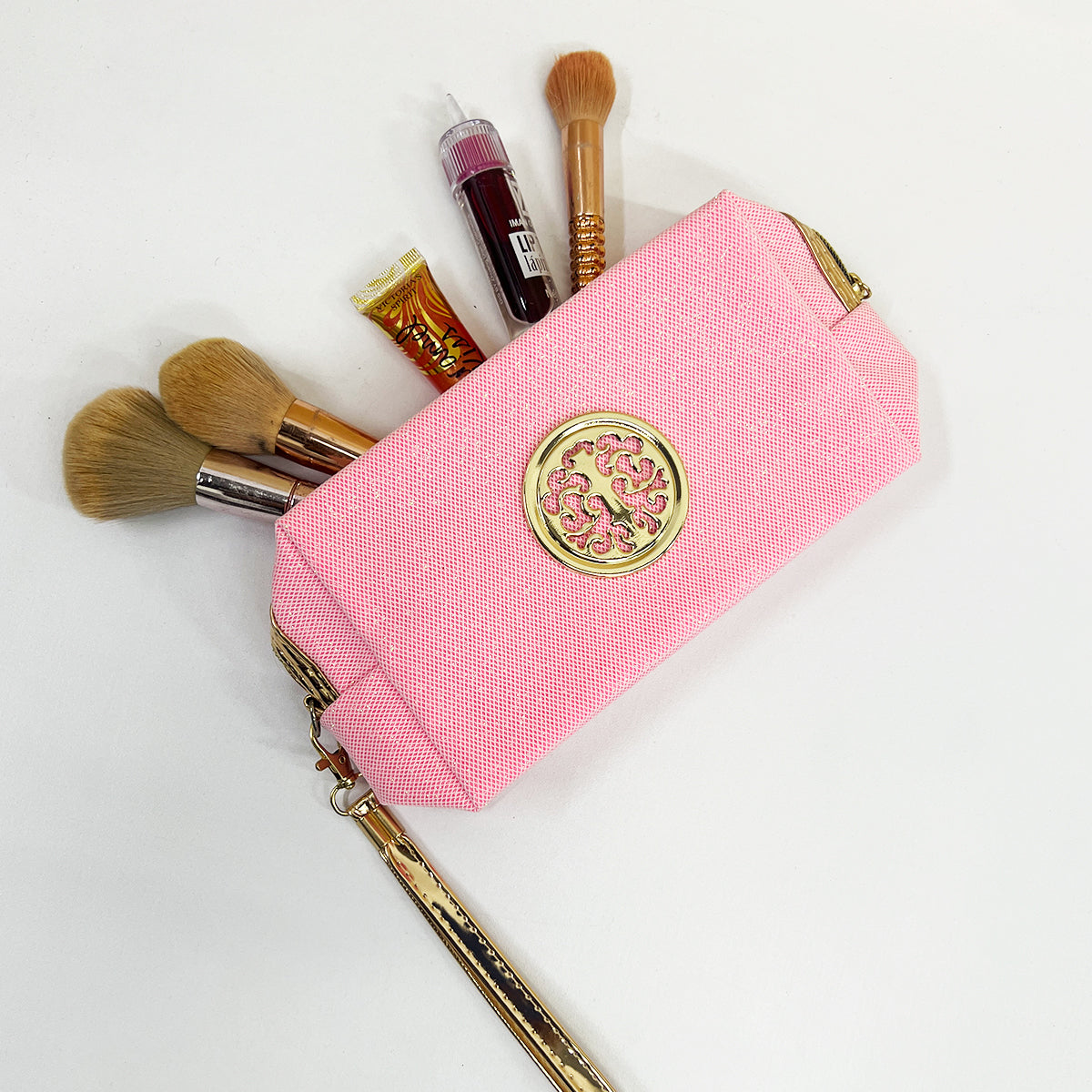 Cosmetiquera Escarchada Organizador De Maquillaje Cartuchera Portátil Neceser Kawaii Mirella 986-16
