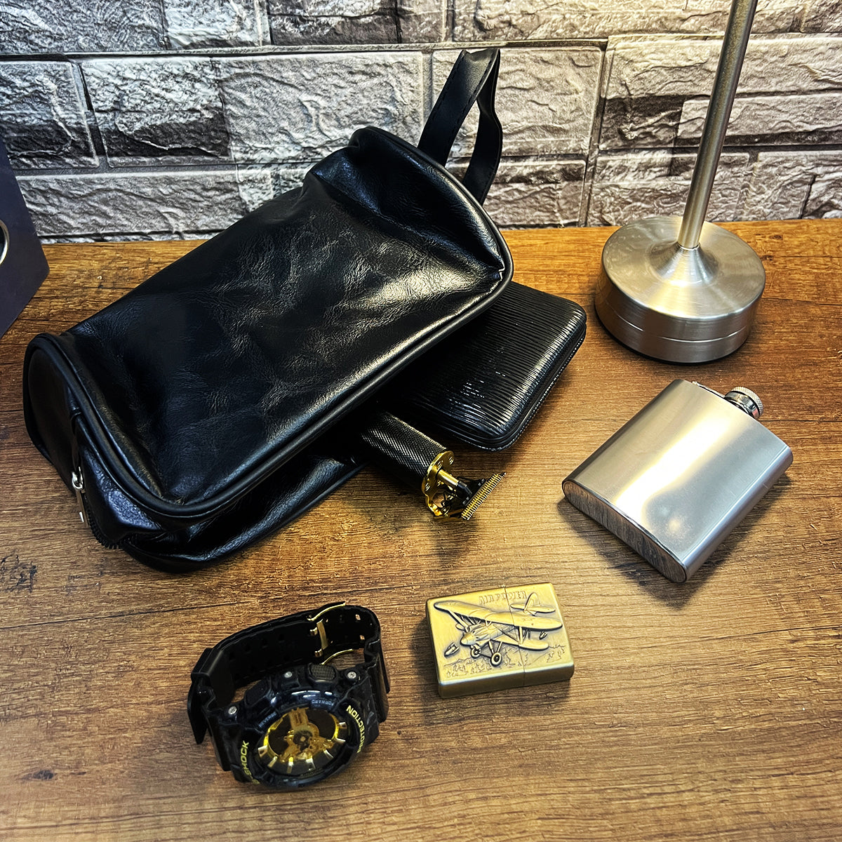 Neceser Masculino Bolso para Aseo Personal Viaje Elegante y Resistente 986-20