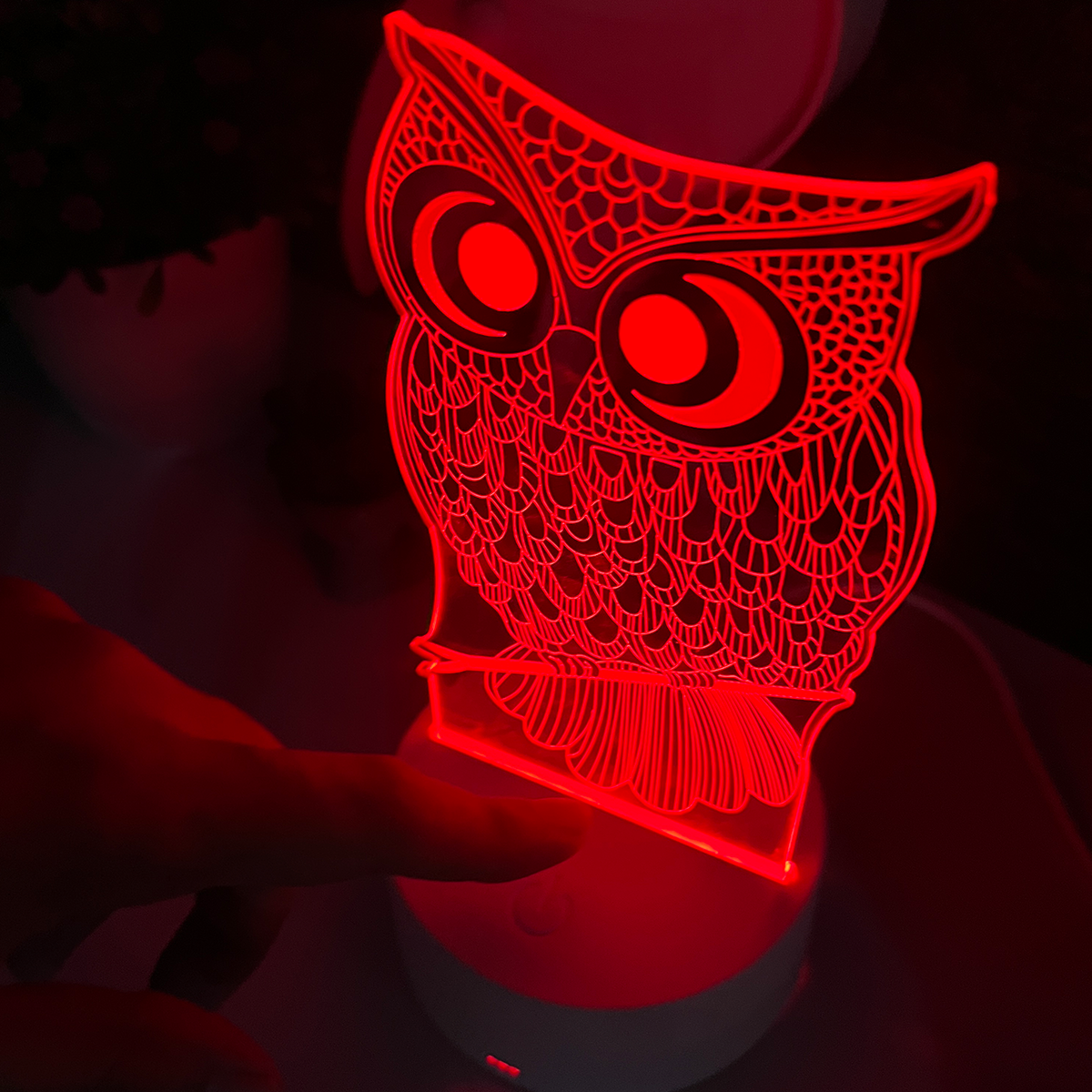 Lámpara LED 3D USB para Escritorio Luz Decorativa y Funcional LAMP3D