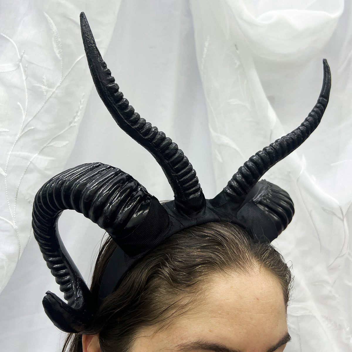 Diadema De Cuernos Para Halloween Accesorio Cosplay Gótico OF-1124