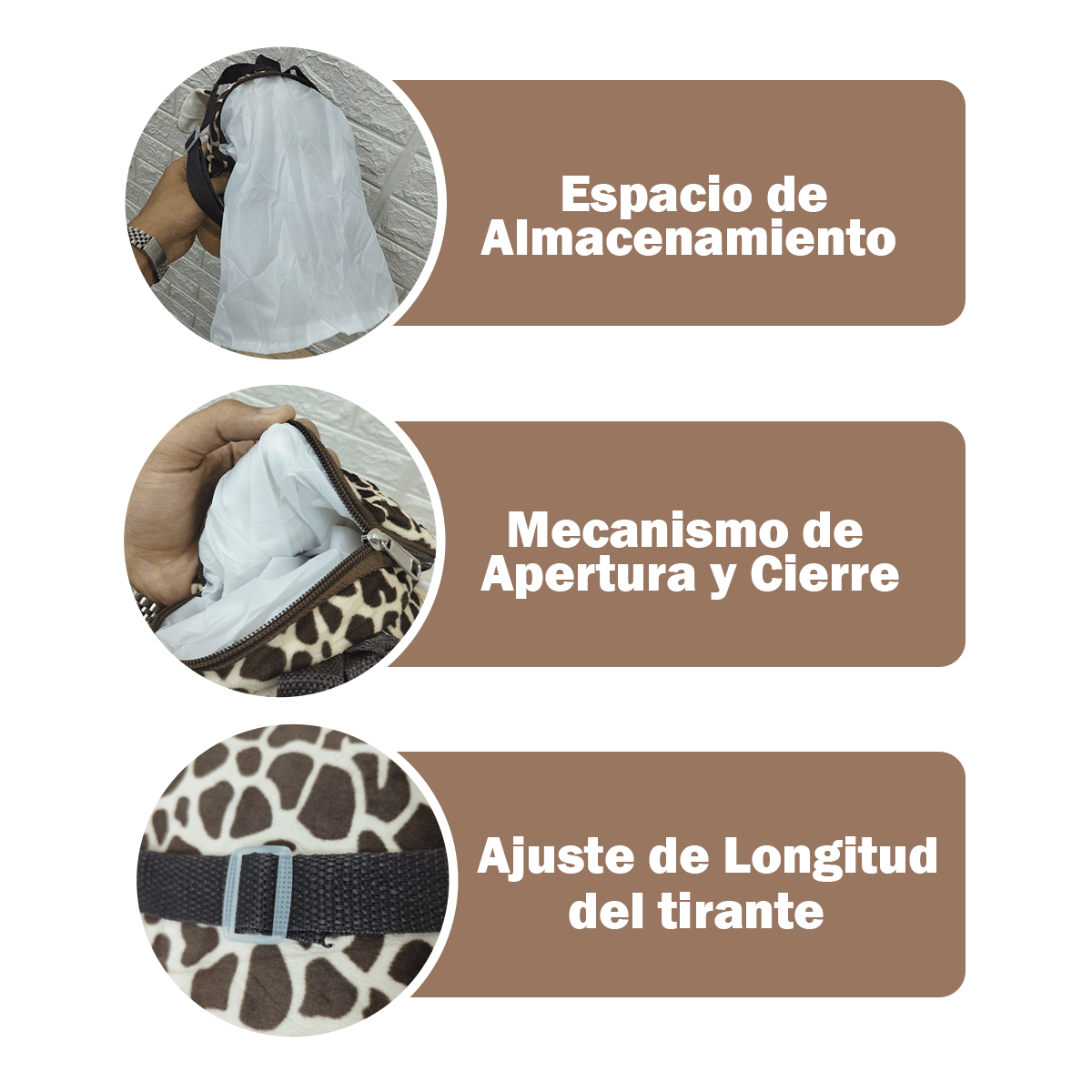 Bolso De Animales Suave y Adorables De Felpa Para Niños BAS