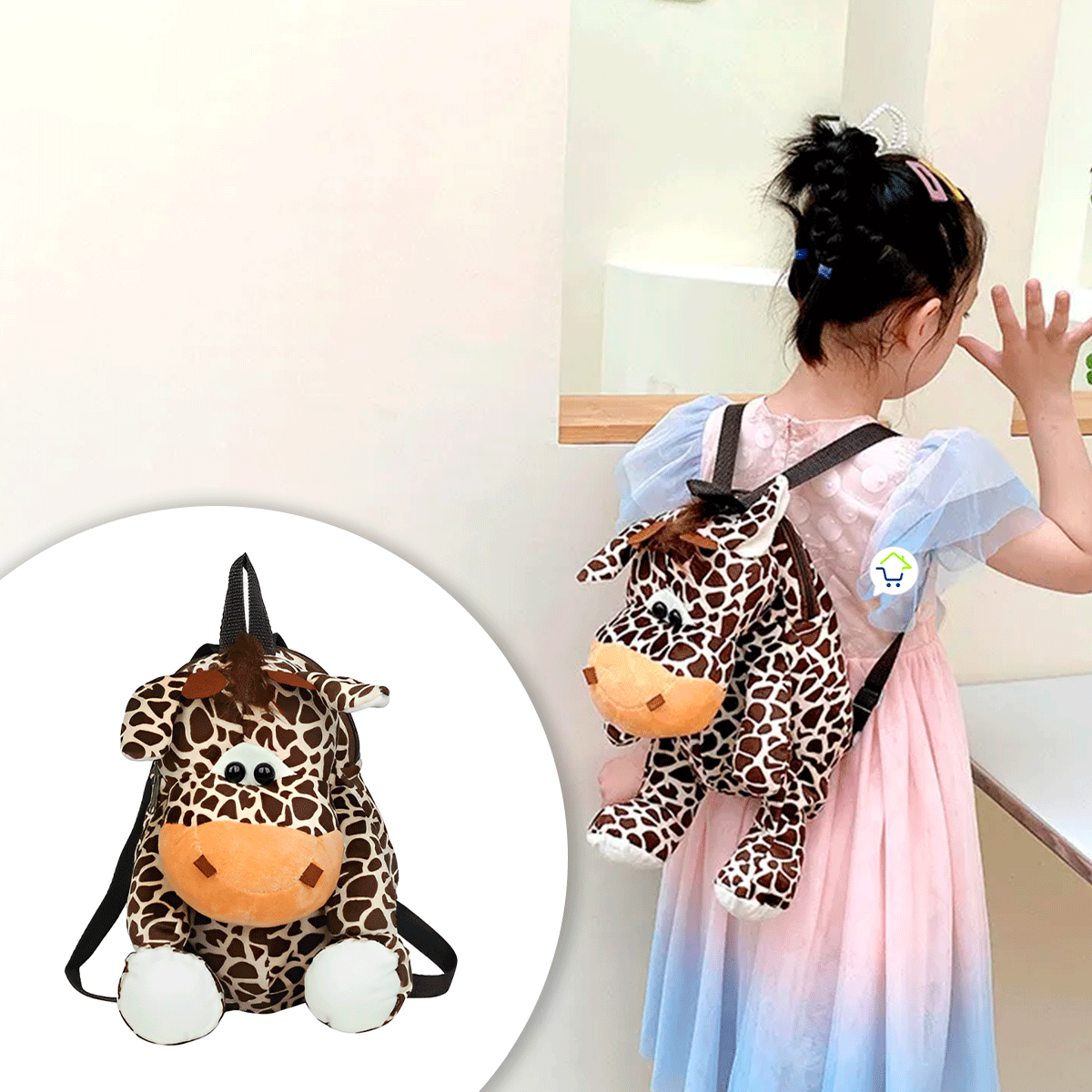 Bolso De Animales Suave y Adorables De Felpa Para Niños BAS