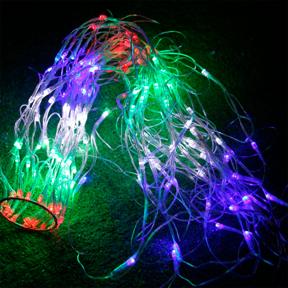 Luz Led Malla Esfera Redonda 1.40 M Multicolor 256 Led 2130