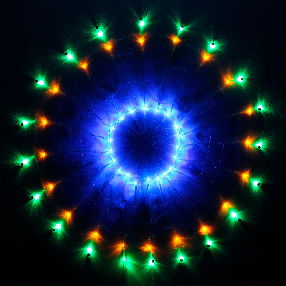 Luz Led Malla Esfera Redonda 1.40 M Multicolor 256 Led 2130