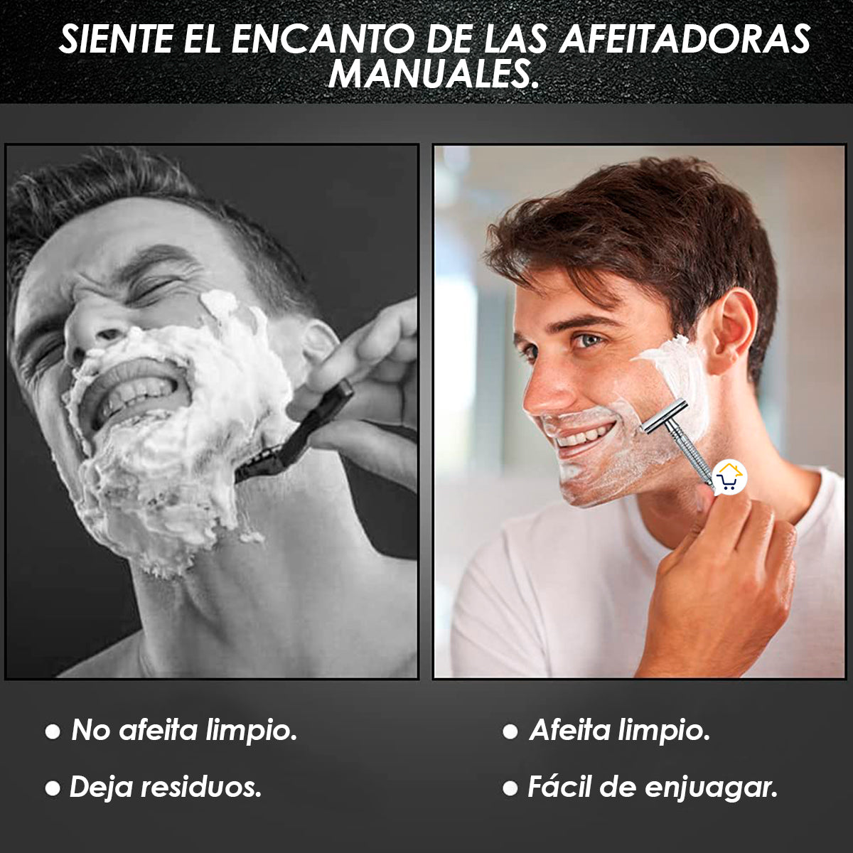 Máquina Afeitar Clásica Metálica Tradicional Ecológica A2002