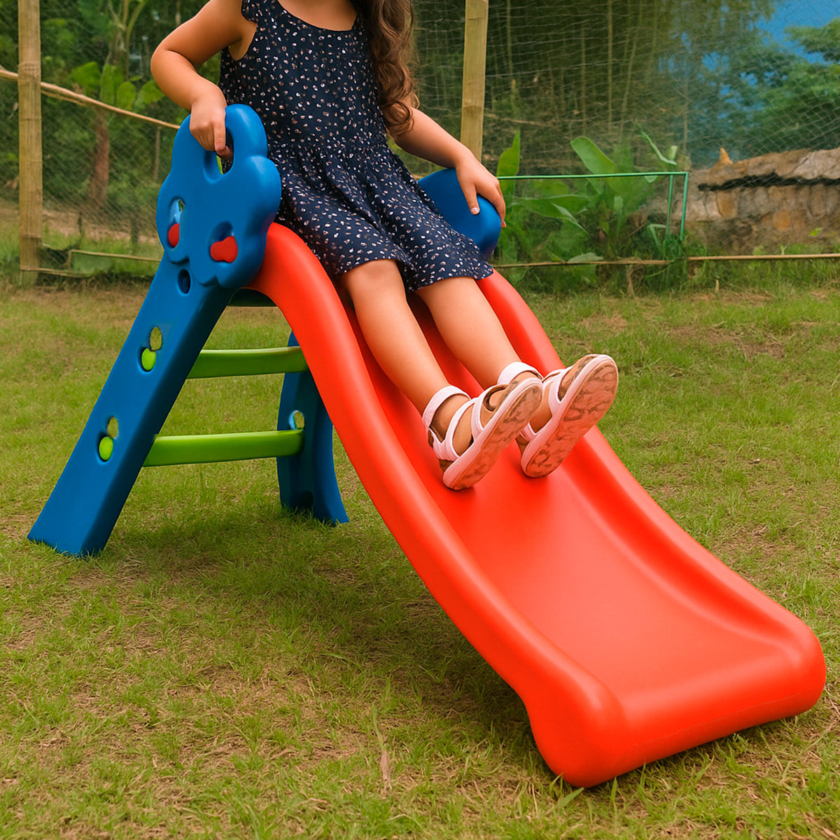 Jardín Tobogan Niños Plastico Lisadero Tobogán Rodadero Juguete