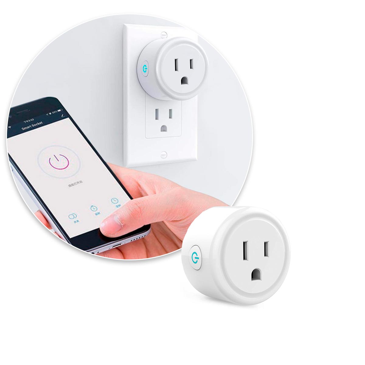 Enchufe Inteligente Wifi Alexa Google Home Smart Plug Domótica 22027
