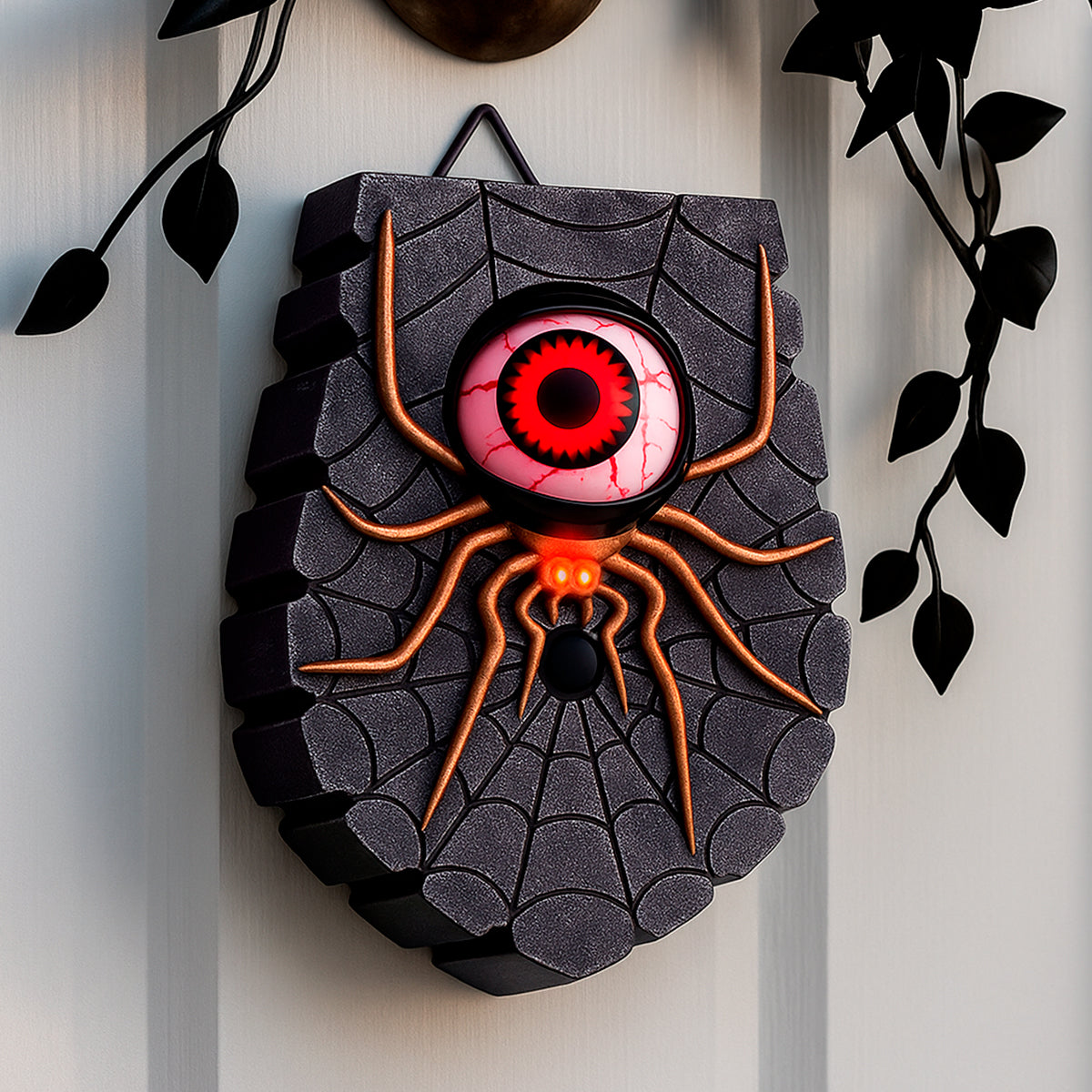 Timbre De Puerta Halloween Ojo Animado Con Sonido Espeluznante QG1899-3