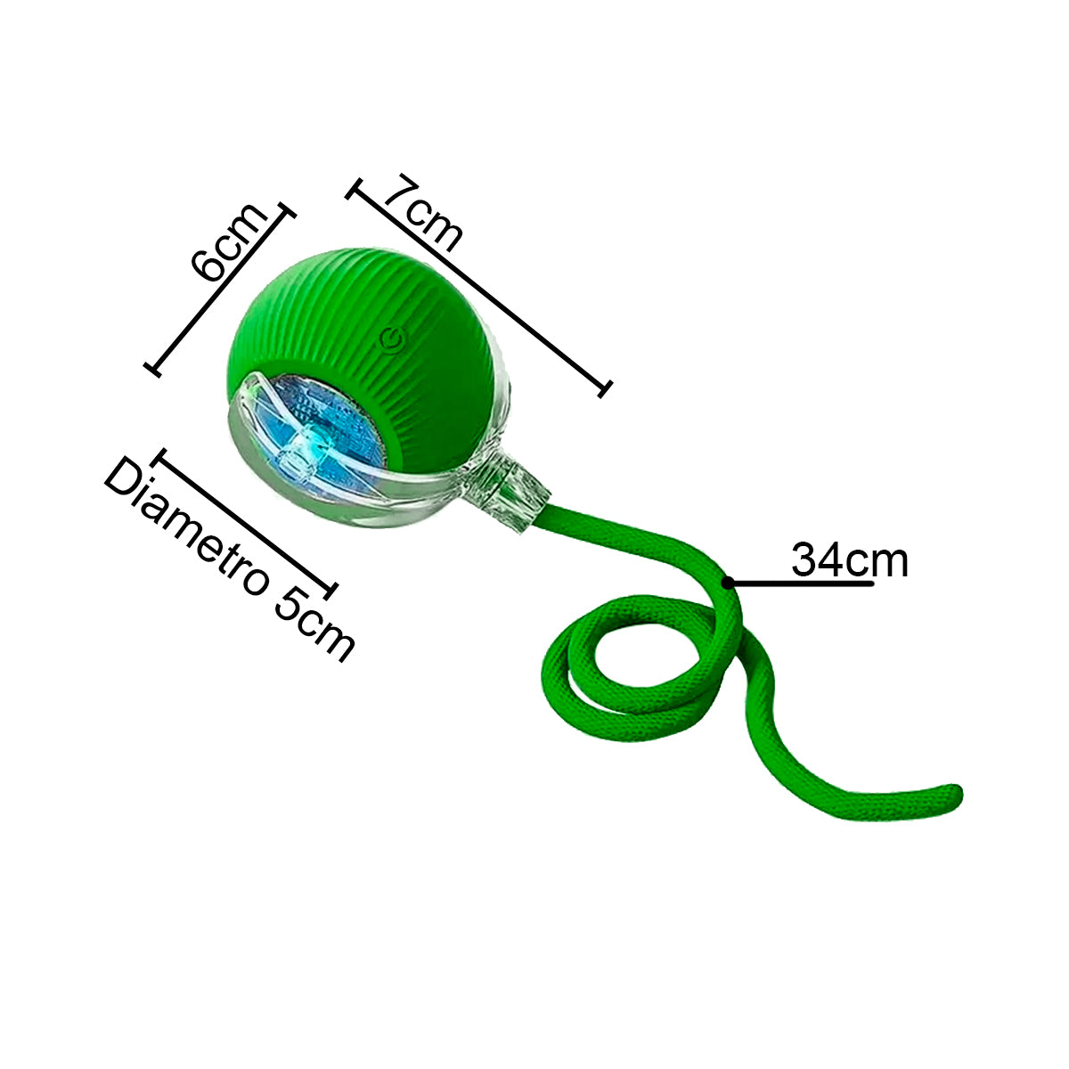 Juguete Interactivo Para Gatos Recargable Pelota Automática 490-181