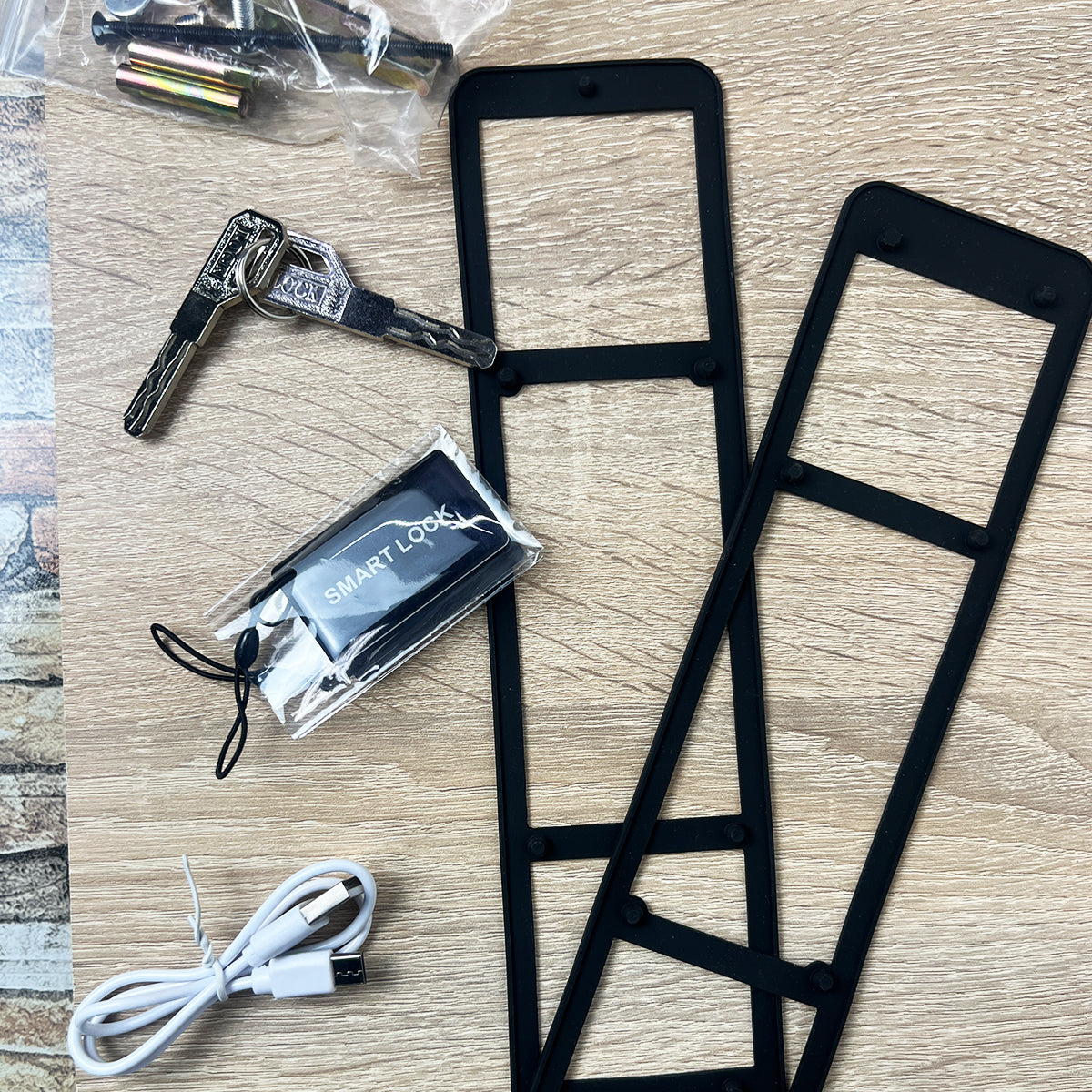 Chapa Cerradura Inteligente WiFi Con Manija 5 Modos De Desbloqueo Y Control Remoto Tuya Smart App OS778TYF-5050