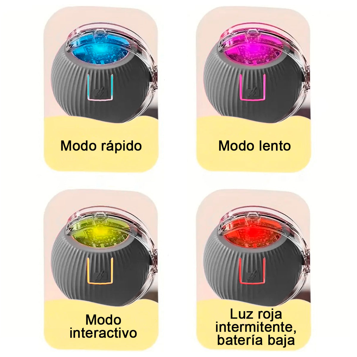 Juguete Interactivo Para Gatos Recargable Pelota Automática 490-181