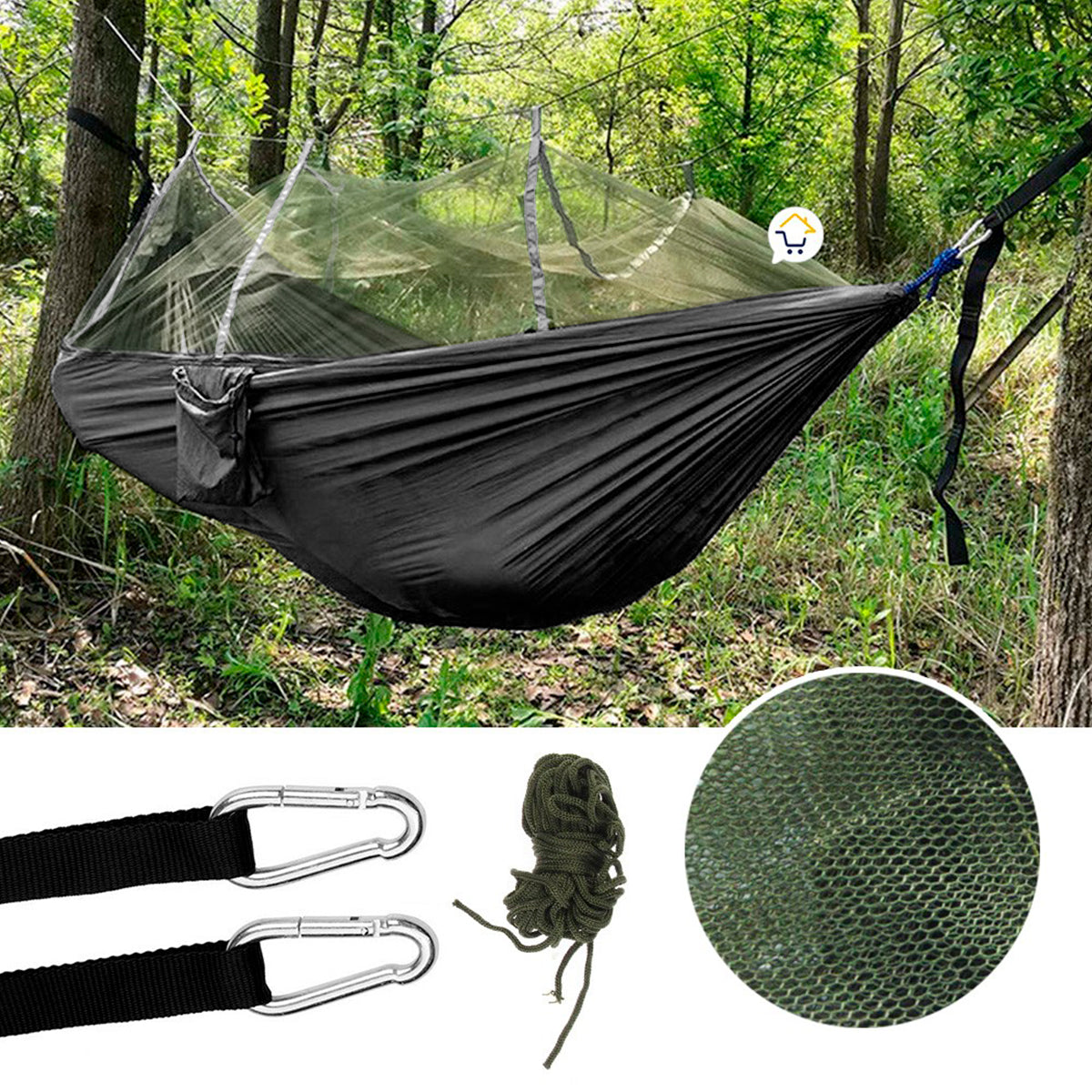Hamaca Toldillo Mosquitero Portátil Campamento Viaje MJ-527