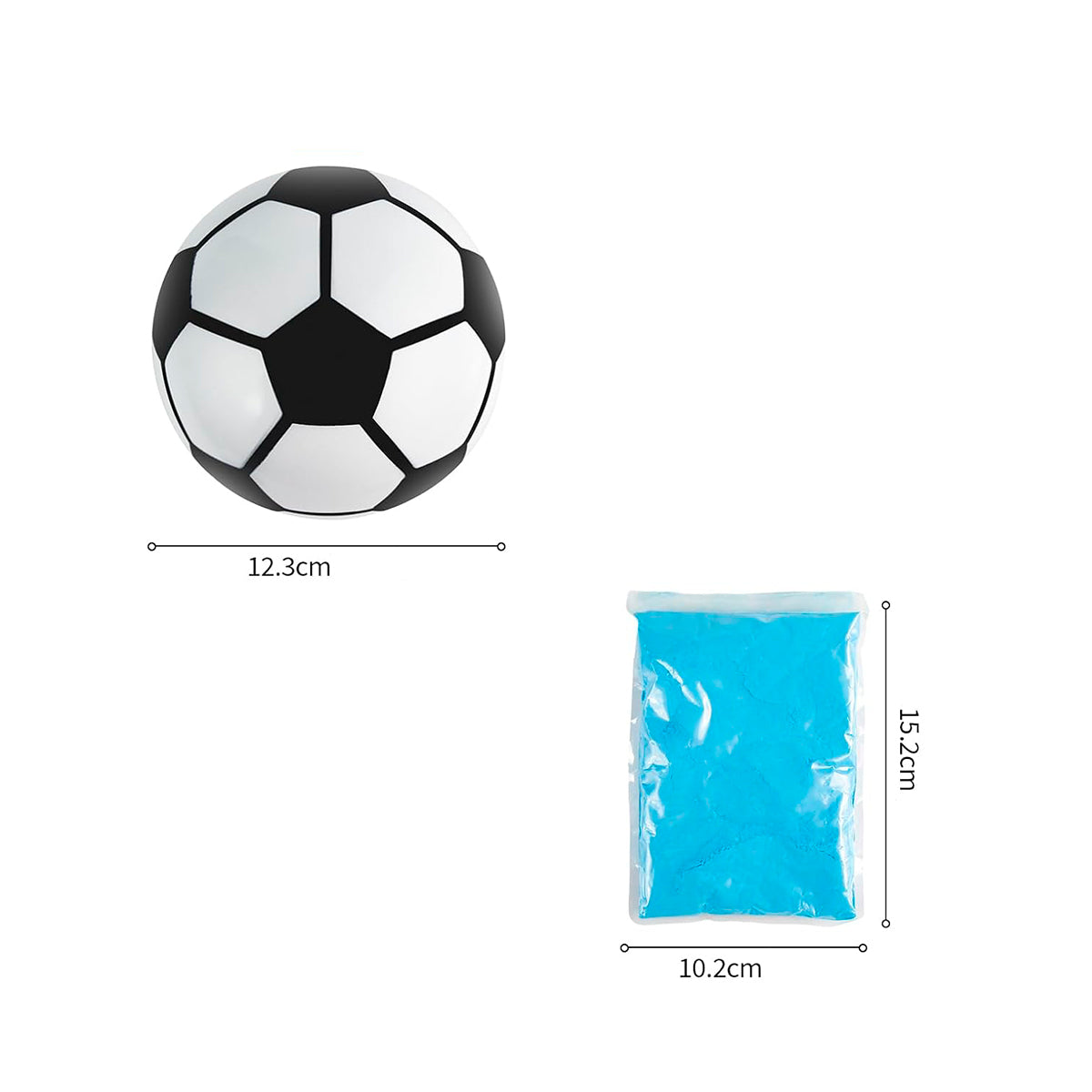 Balón De Fútbol Revelador de Género Pelota Para Baby Shower 47A
