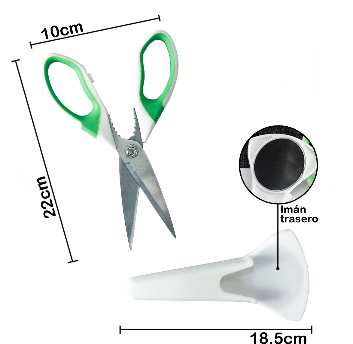 Tijeras De Cocina Multiusos Acero Inoxidable 6003