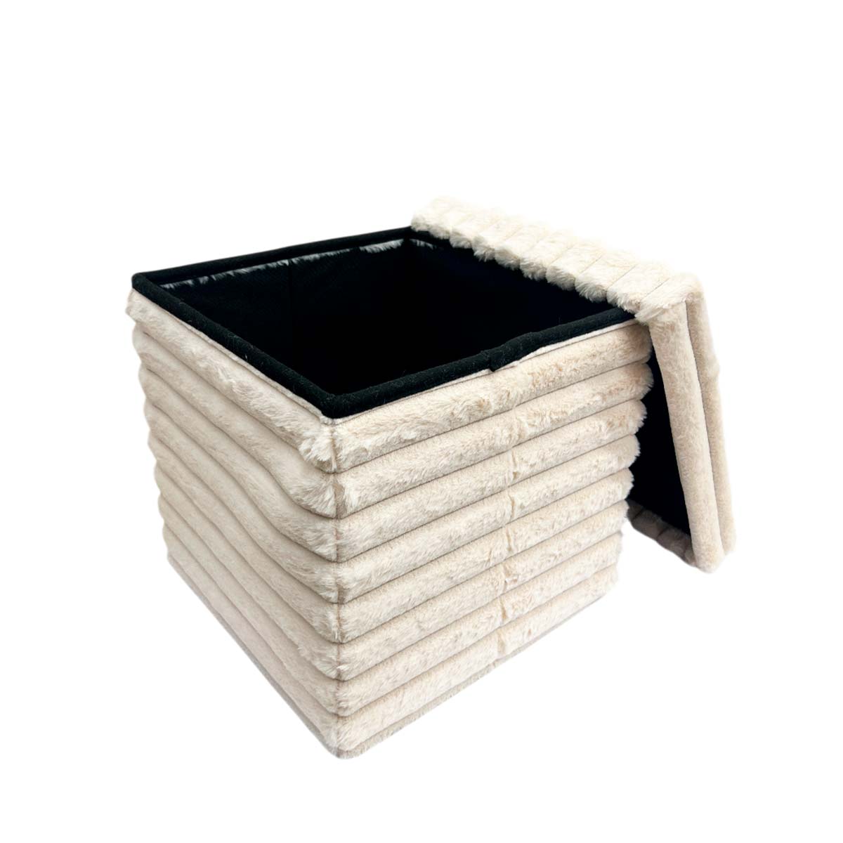 Baúl Plegable Puff Taburete Reposapiés Multiuso LN-241109