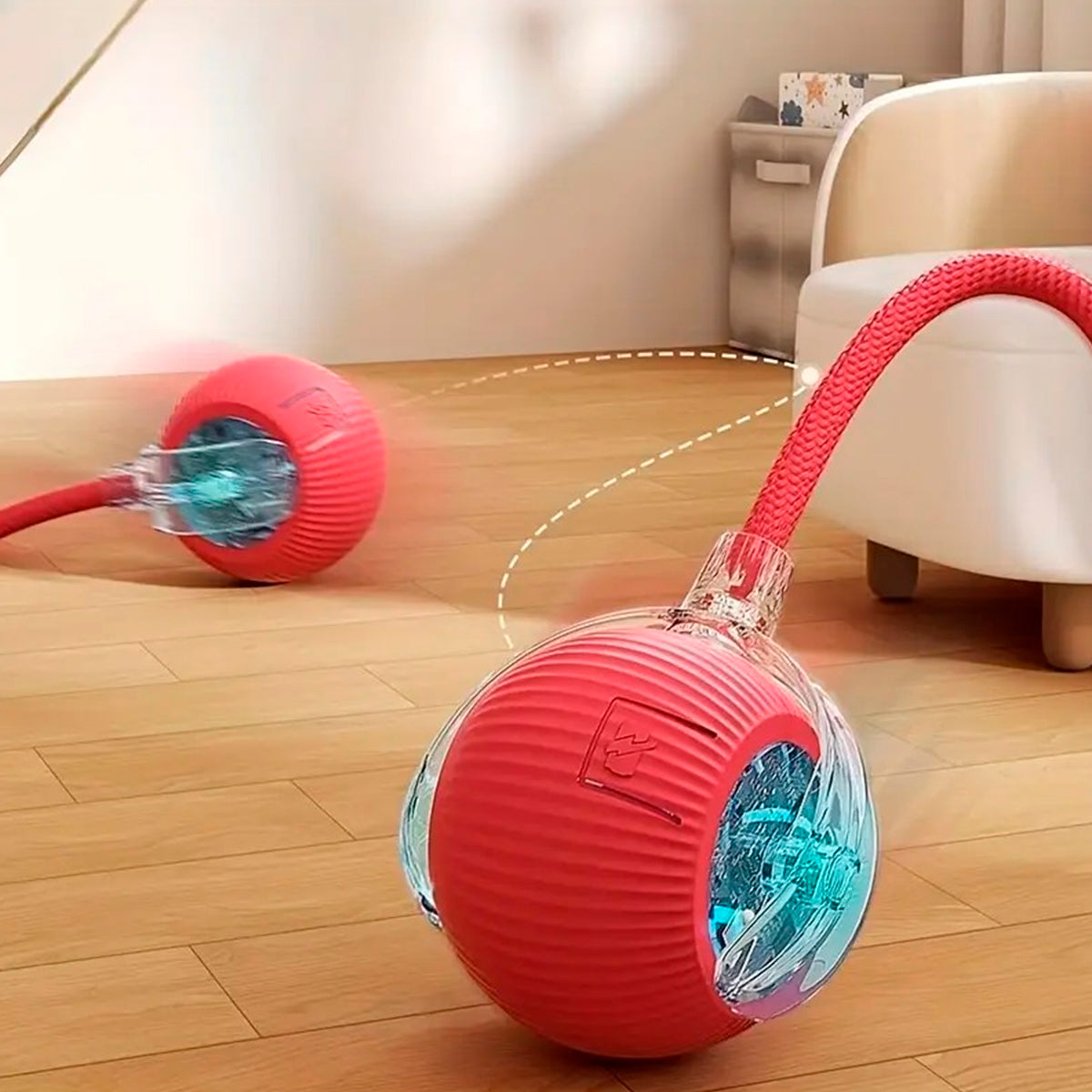 Juguete Interactivo Para Gatos Recargable Pelota Automática 490-181