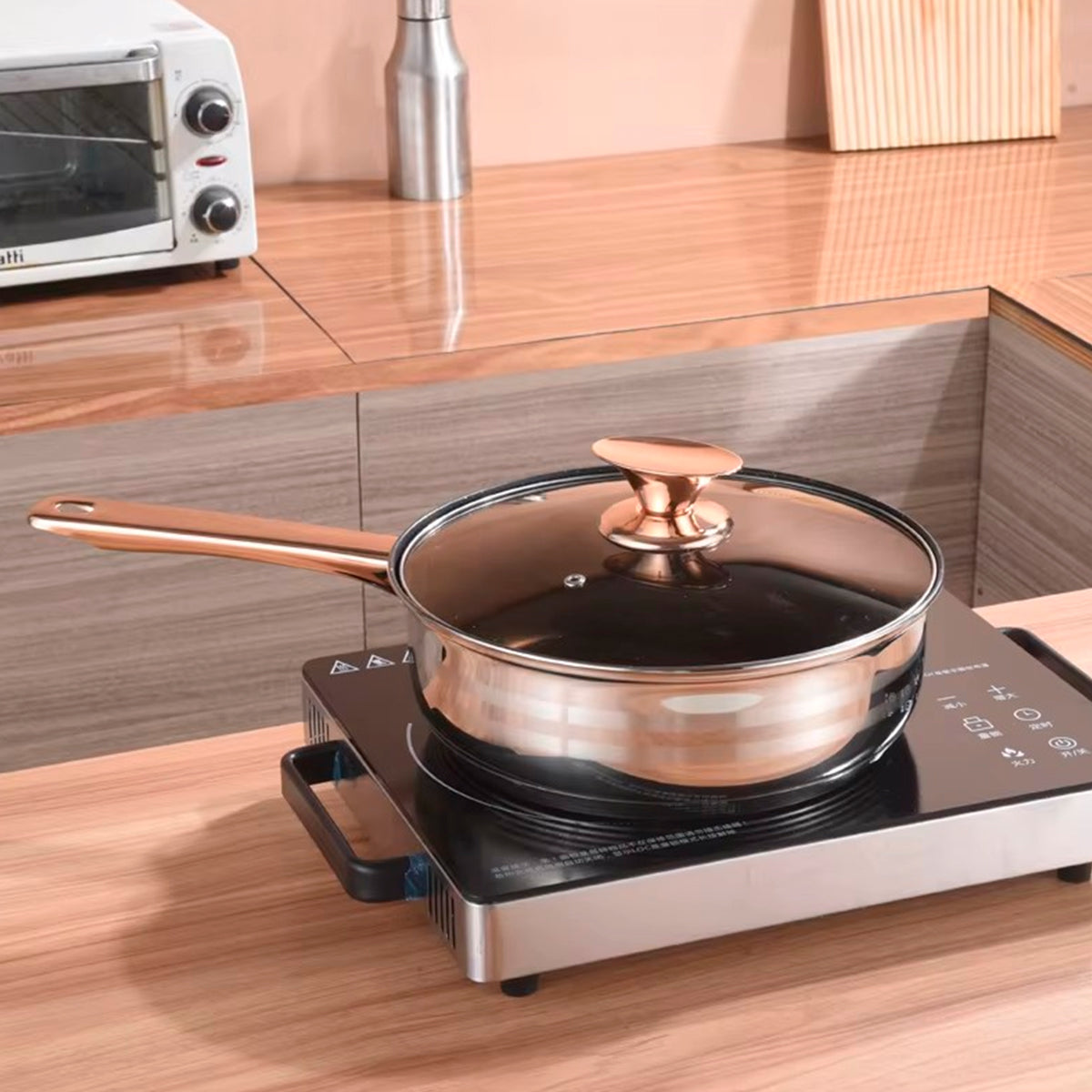 Juego De Ollas 12 Pzas Acero Inoxidable Cocina Para Inducción kv-6618