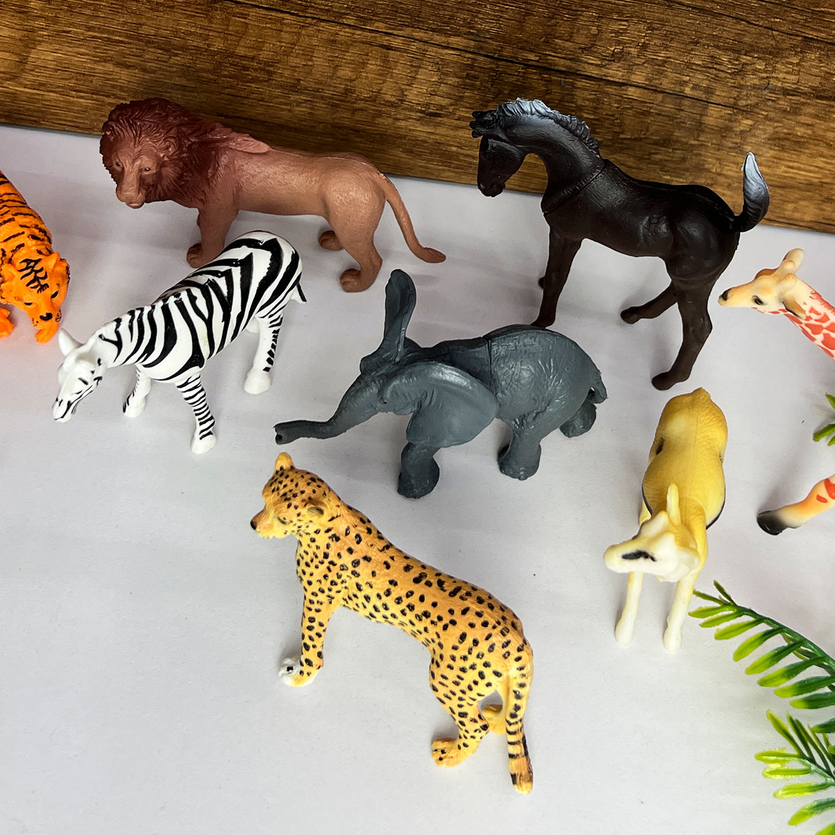 Set de Animales Salvajes x8 Juguetes Educativos para Niños Diversión y Aprendizaje AT144