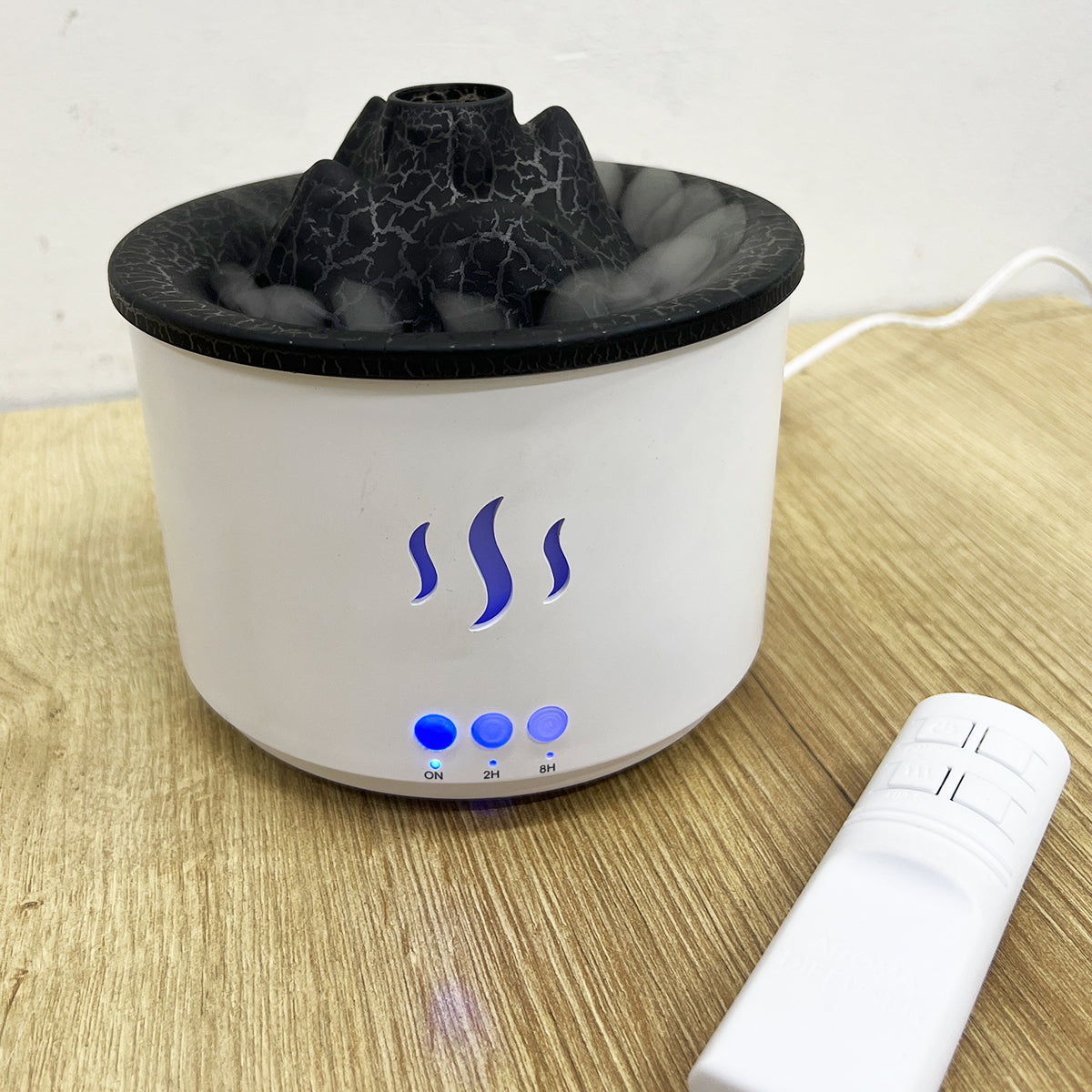 Humidificador Volcán 3D Difusor De Aroma LED KP-6501
