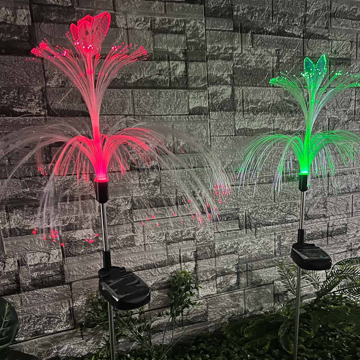 Luces Solares Medusa LED Mariposa para Jardín Decoración Exterior Impermeable PTZ-25-2