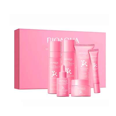 Kit Niacinamida BIOAQUA 6 Piezas Antimanchas e Iluminador Facial BQY50564