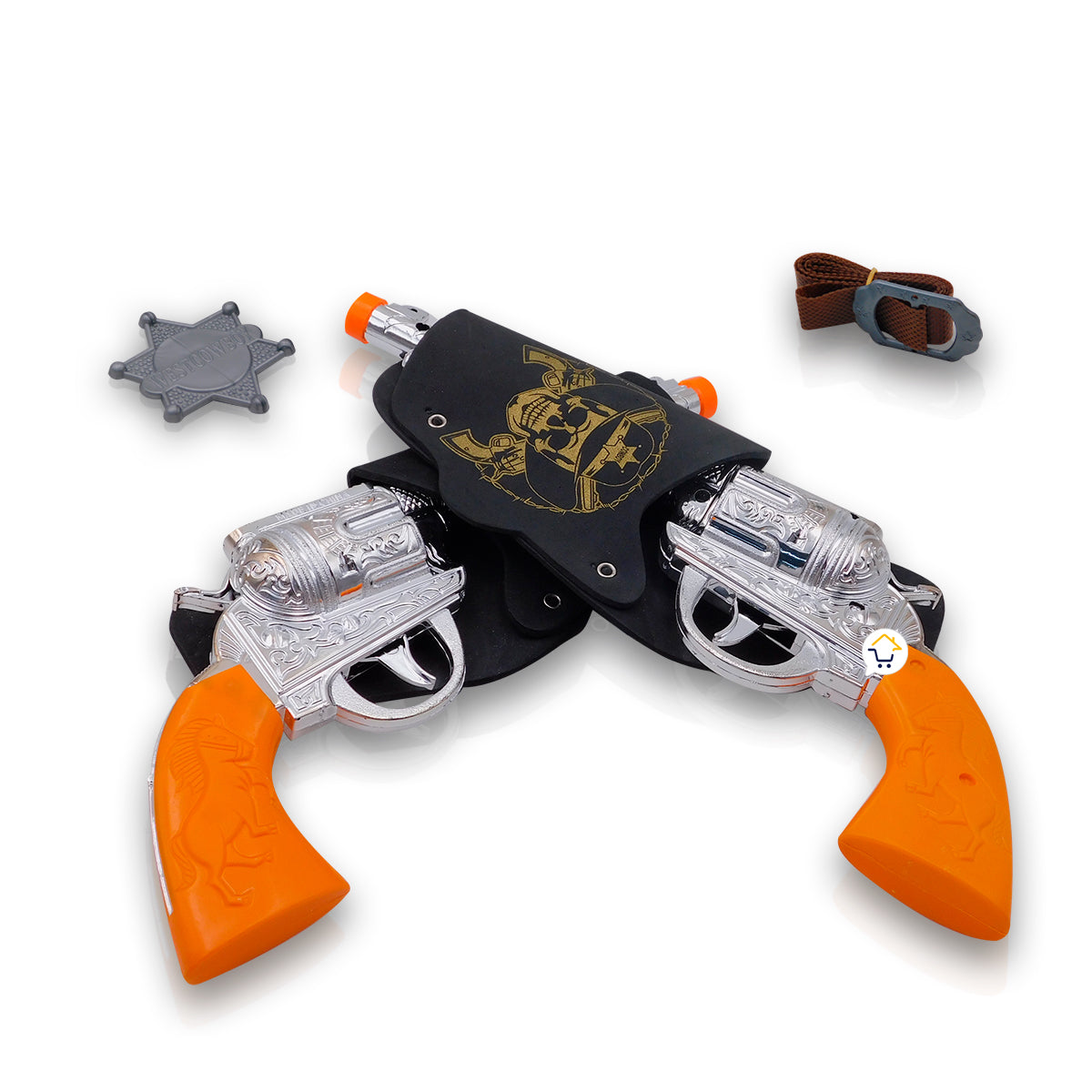 Pistolas Vaquero Cowboy Juguete Sheriff Disfraz OF197