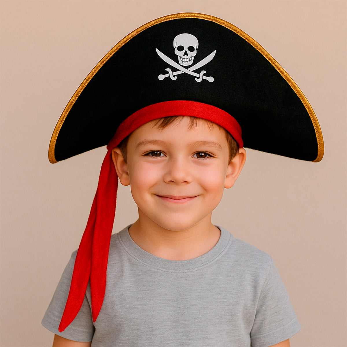 Sombrero Pirata Niño y Adulto Disfraz Halloween Fiesta KL1027-5354