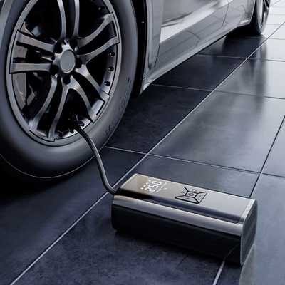 Inflador De Aire Eléctrico Portátil Digital Recargable Para Carro Moto y Bicicleta CMP-01