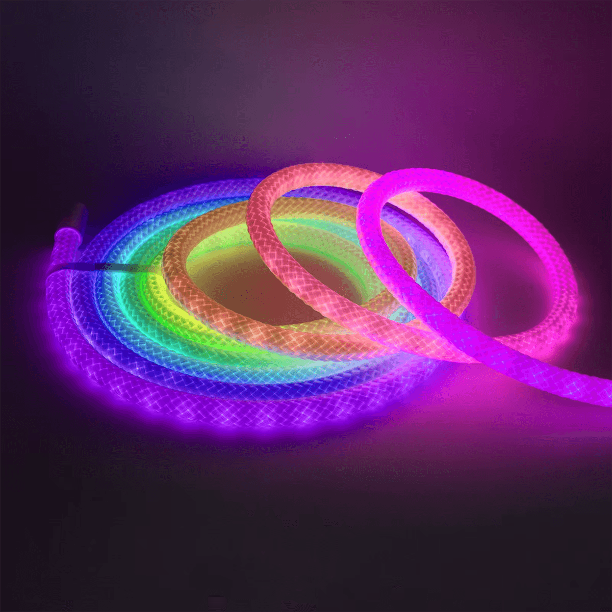 Cuerda LED RGB Inteligente Iluminación Control por App Mando USB MAC25502