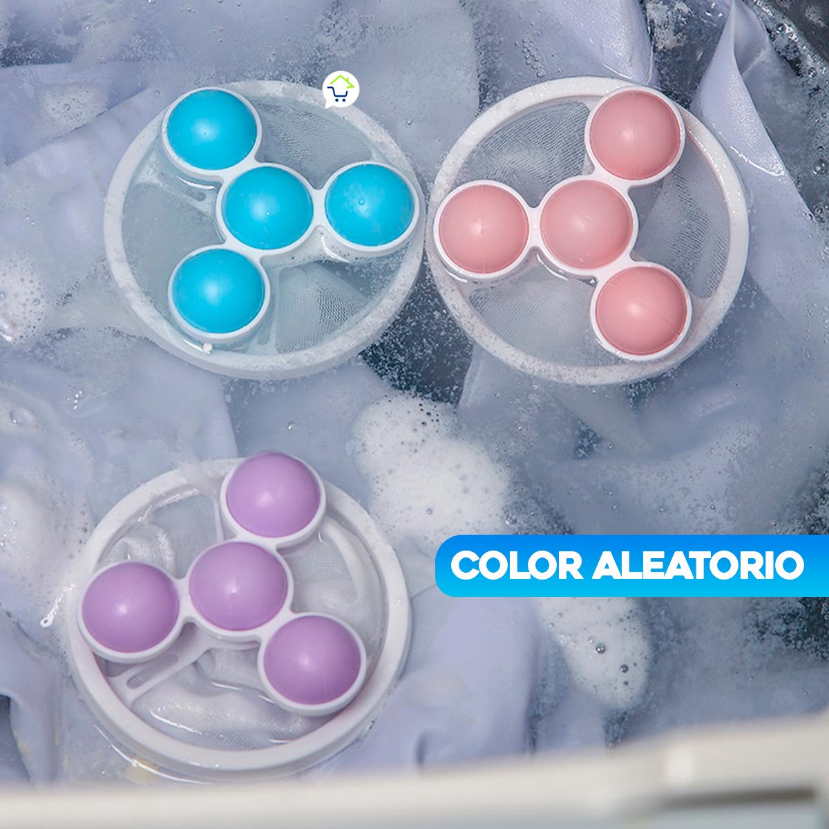 Set x2 Recolector Pelusas Para Lavadora Filtro Malla Lavado 97F