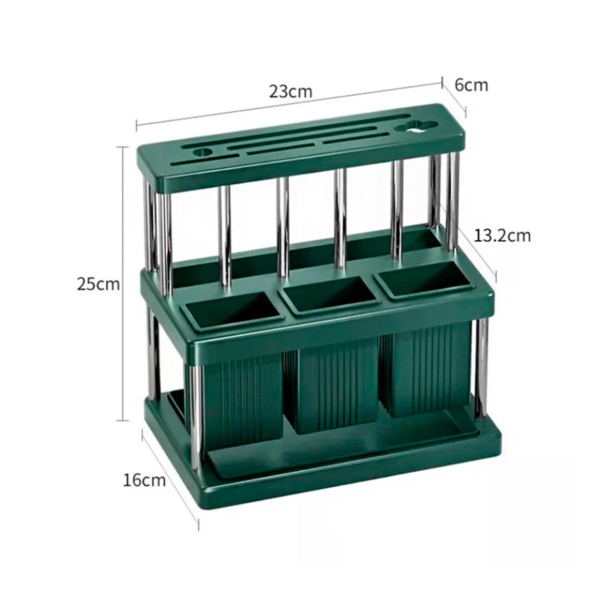 Organizador De Cuchillos y Utensilios Soporte Escurridor Cubiertos Cocina PTZ94