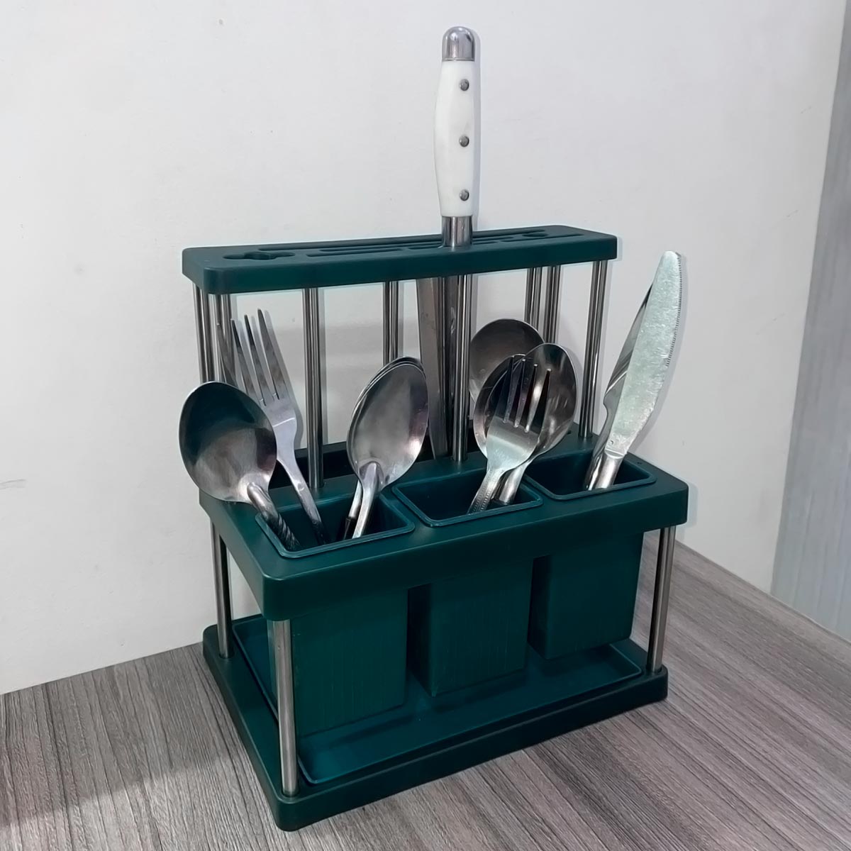 Organizador De Cuchillos y Utensilios Soporte Escurridor Cubiertos Cocina PTZ94