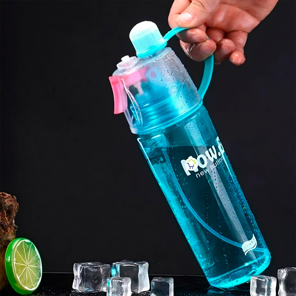 Termo Spray Botella Deportiva 2 en 1 Gym Ciclismo NA488 V