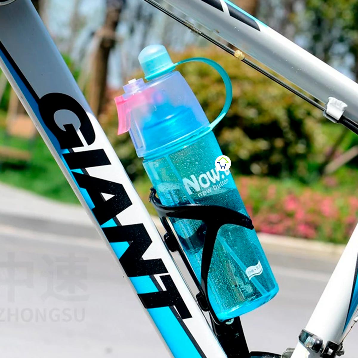 Termo Spray Botella Deportiva 2 en 1 Gym Ciclismo NA488 V